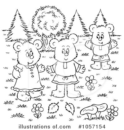 Royalty-Free (RF) Bear Clipart Illustration by Alex Bannykh - Stock Sample #1057154