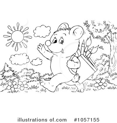 Royalty-Free (RF) Bear Clipart Illustration by Alex Bannykh - Stock Sample #1057155