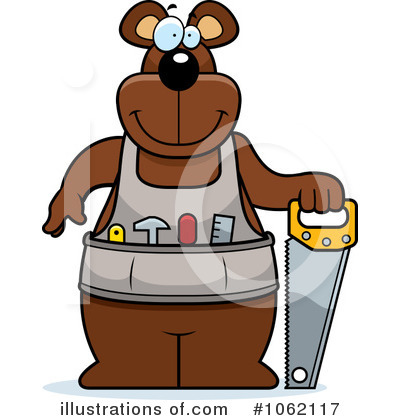 Bear Character Clipart #1062117 by Cory Thoman