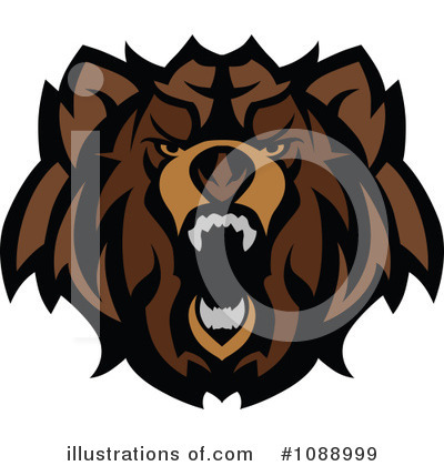 Royalty-Free (RF) Bear Clipart Illustration by Chromaco - Stock Sample #1088999