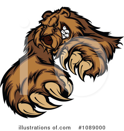 Royalty-Free (RF) Bear Clipart Illustration by Chromaco - Stock Sample #1089000