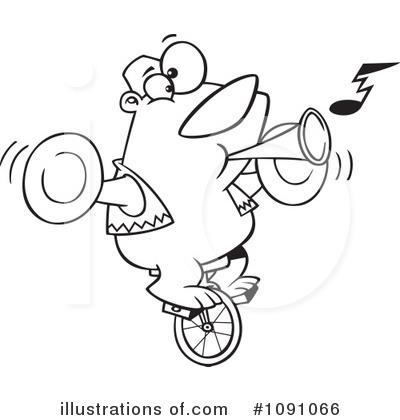Unicycle Clipart #1091066 by toonaday