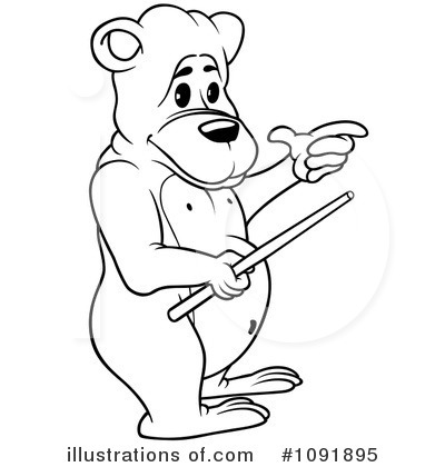 Royalty-Free (RF) Bear Clipart Illustration by dero - Stock Sample #1091895