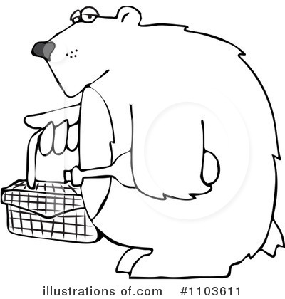 Royalty-Free (RF) Bear Clipart Illustration by djart - Stock Sample #1103611