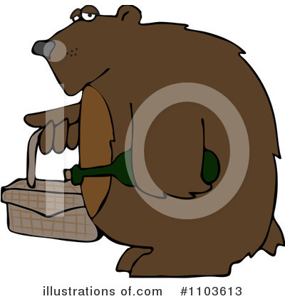 Royalty-Free (RF) Bear Clipart Illustration by djart - Stock Sample #1103613