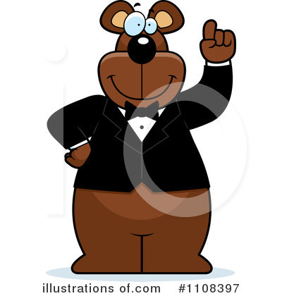 Royalty-Free (RF) Bear Clipart Illustration by Cory Thoman - Stock Sample #1108397