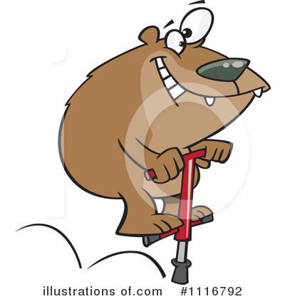 Royalty-Free (RF) Bear Clipart Illustration by toonaday - Stock Sample #1116792