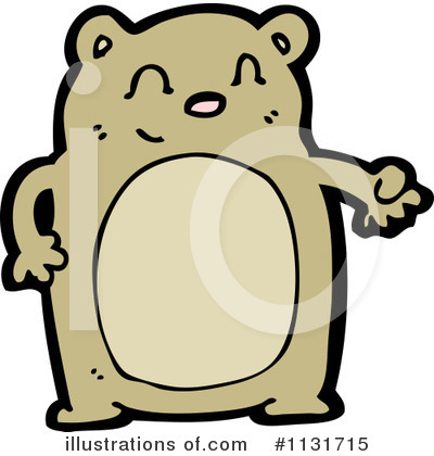 Royalty-Free (RF) Bear Clipart Illustration by lineartestpilot - Stock Sample #1131715