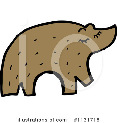 Royalty-Free (RF) Bear Clipart Illustration by lineartestpilot - Stock Sample #1131718