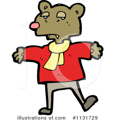 Royalty-Free (RF) Bear Clipart Illustration by lineartestpilot - Stock Sample #1131729