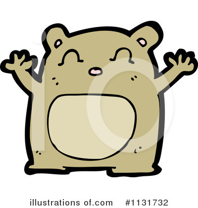Royalty-Free (RF) Bear Clipart Illustration by lineartestpilot - Stock Sample #1131732