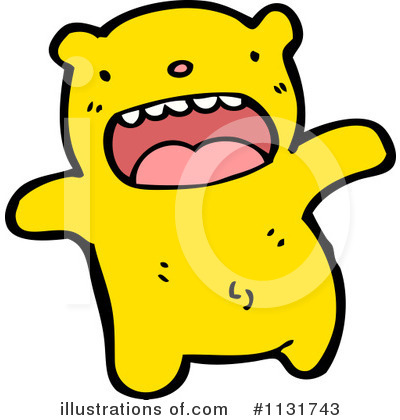 Royalty-Free (RF) Bear Clipart Illustration by lineartestpilot - Stock Sample #1131743