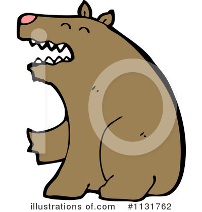 Royalty-Free (RF) Bear Clipart Illustration by lineartestpilot - Stock Sample #1131762
