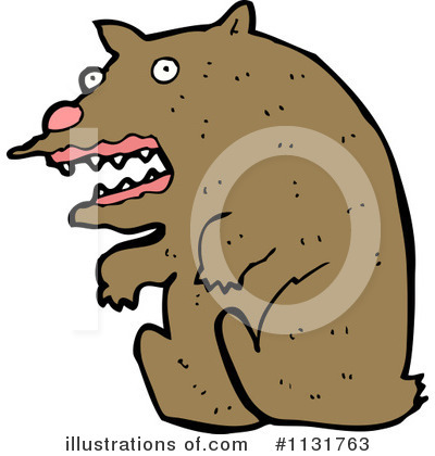 Royalty-Free (RF) Bear Clipart Illustration by lineartestpilot - Stock Sample #1131763