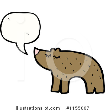 Royalty-Free (RF) Bear Clipart Illustration by lineartestpilot - Stock Sample #1155067