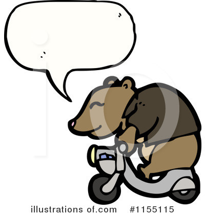 Royalty-Free (RF) Bear Clipart Illustration by lineartestpilot - Stock Sample #1155115