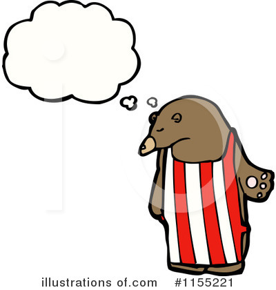 Royalty-Free (RF) Bear Clipart Illustration by lineartestpilot - Stock Sample #1155221