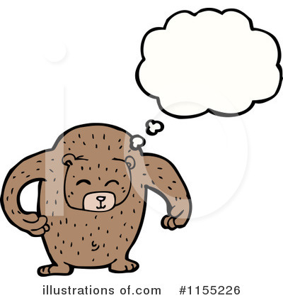 Royalty-Free (RF) Bear Clipart Illustration by lineartestpilot - Stock Sample #1155226