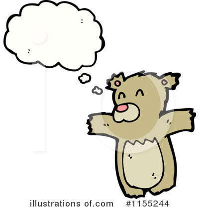 Royalty-Free (RF) Bear Clipart Illustration by lineartestpilot - Stock Sample #1155244