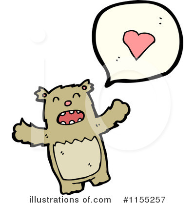 Royalty-Free (RF) Bear Clipart Illustration by lineartestpilot - Stock Sample #1155257