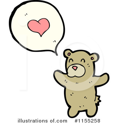 Royalty-Free (RF) Bear Clipart Illustration by lineartestpilot - Stock Sample #1155258