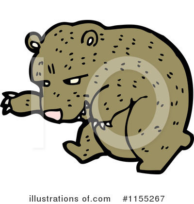 Royalty-Free (RF) Bear Clipart Illustration by lineartestpilot - Stock Sample #1155267
