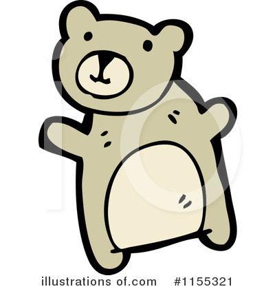 Royalty-Free (RF) Bear Clipart Illustration by lineartestpilot - Stock Sample #1155321