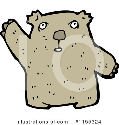 Royalty-Free (RF) Bear Clipart Illustration by lineartestpilot - Stock Sample #1155324