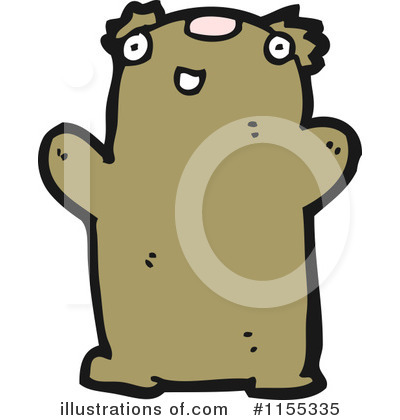 Royalty-Free (RF) Bear Clipart Illustration by lineartestpilot - Stock Sample #1155335
