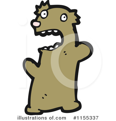 Royalty-Free (RF) Bear Clipart Illustration by lineartestpilot - Stock Sample #1155337