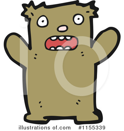 Royalty-Free (RF) Bear Clipart Illustration by lineartestpilot - Stock Sample #1155339