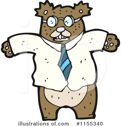Royalty-Free (RF) Bear Clipart Illustration by lineartestpilot - Stock Sample #1155340