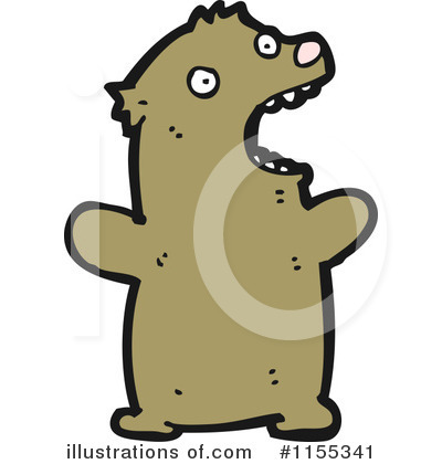 Royalty-Free (RF) Bear Clipart Illustration by lineartestpilot - Stock Sample #1155341