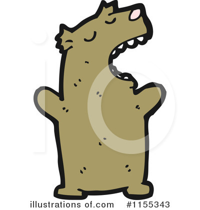 Royalty-Free (RF) Bear Clipart Illustration by lineartestpilot - Stock Sample #1155343