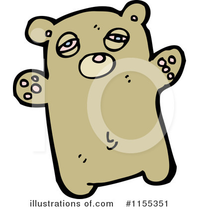 Royalty-Free (RF) Bear Clipart Illustration by lineartestpilot - Stock Sample #1155351