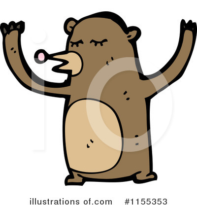 Royalty-Free (RF) Bear Clipart Illustration by lineartestpilot - Stock Sample #1155353