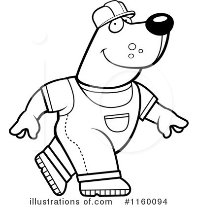 Royalty-Free (RF) Bear Clipart Illustration by Cory Thoman - Stock Sample #1160094