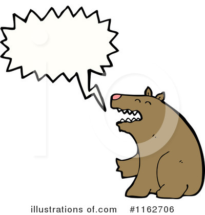 Royalty-Free (RF) Bear Clipart Illustration by lineartestpilot - Stock Sample #1162706
