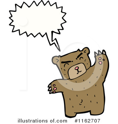 Royalty-Free (RF) Bear Clipart Illustration by lineartestpilot - Stock Sample #1162707