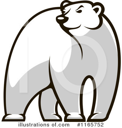 Polar Bear Clipart #1165752 by Vector Tradition SM
