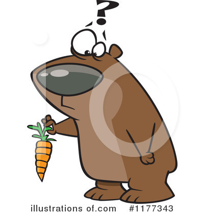 Royalty-Free (RF) Bear Clipart Illustration by toonaday - Stock Sample #1177343