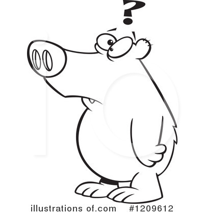 Royalty-Free (RF) Bear Clipart Illustration by toonaday - Stock Sample #1209612