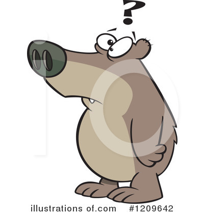 Royalty-Free (RF) Bear Clipart Illustration by toonaday - Stock Sample #1209642