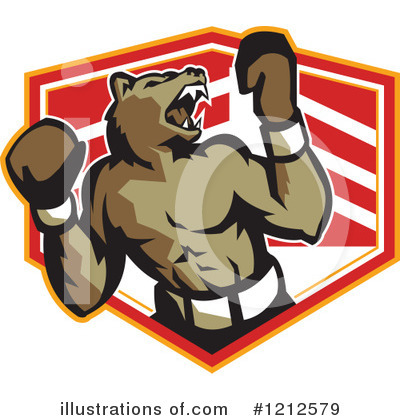 Royalty-Free (RF) Bear Clipart Illustration by patrimonio - Stock Sample #1212579