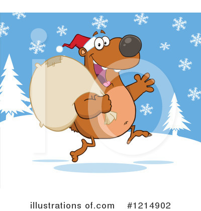 Royalty-Free (RF) Bear Clipart Illustration by Hit Toon - Stock Sample #1214902