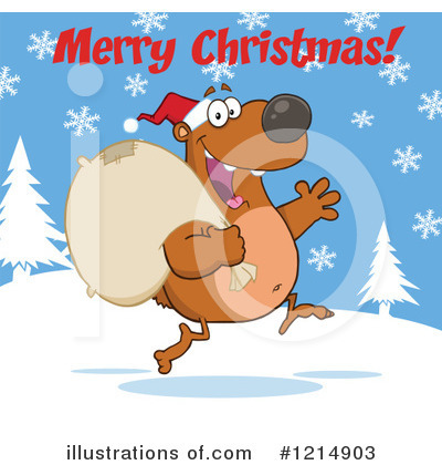 Royalty-Free (RF) Bear Clipart Illustration by Hit Toon - Stock Sample #1214903