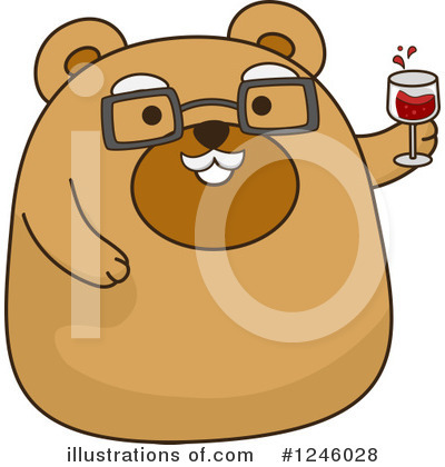 Royalty-Free (RF) Bear Clipart Illustration by BNP Design Studio - Stock Sample #1246028