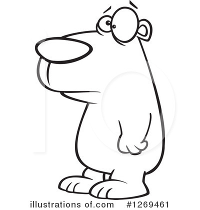 Royalty-Free (RF) Bear Clipart Illustration by toonaday - Stock Sample #1269461