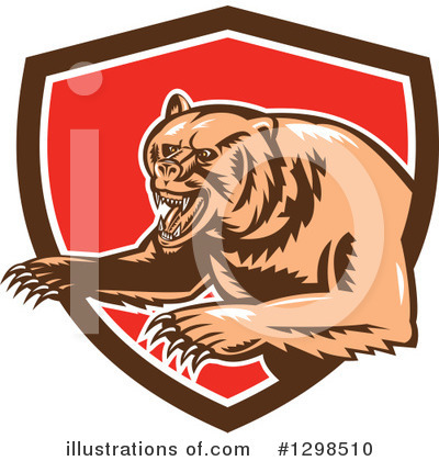 Royalty-Free (RF) Bear Clipart Illustration by patrimonio - Stock Sample #1298510