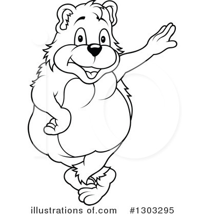 Royalty-Free (RF) Bear Clipart Illustration by dero - Stock Sample #1303295